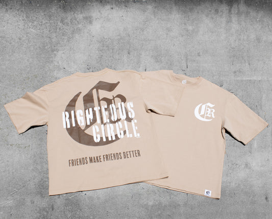 Tan Heavyweight “RC Logo” Tee